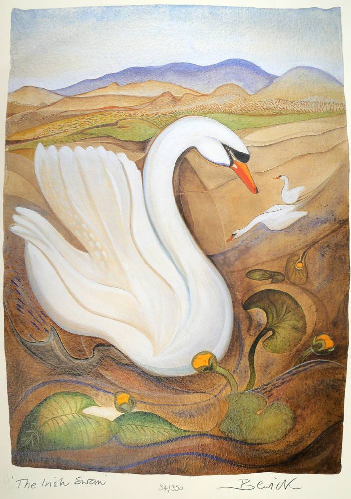 THE IRISH SWAN by Pauline Bewick RHA (b.1935) RHA (b.1935) at Whyte's Auctions