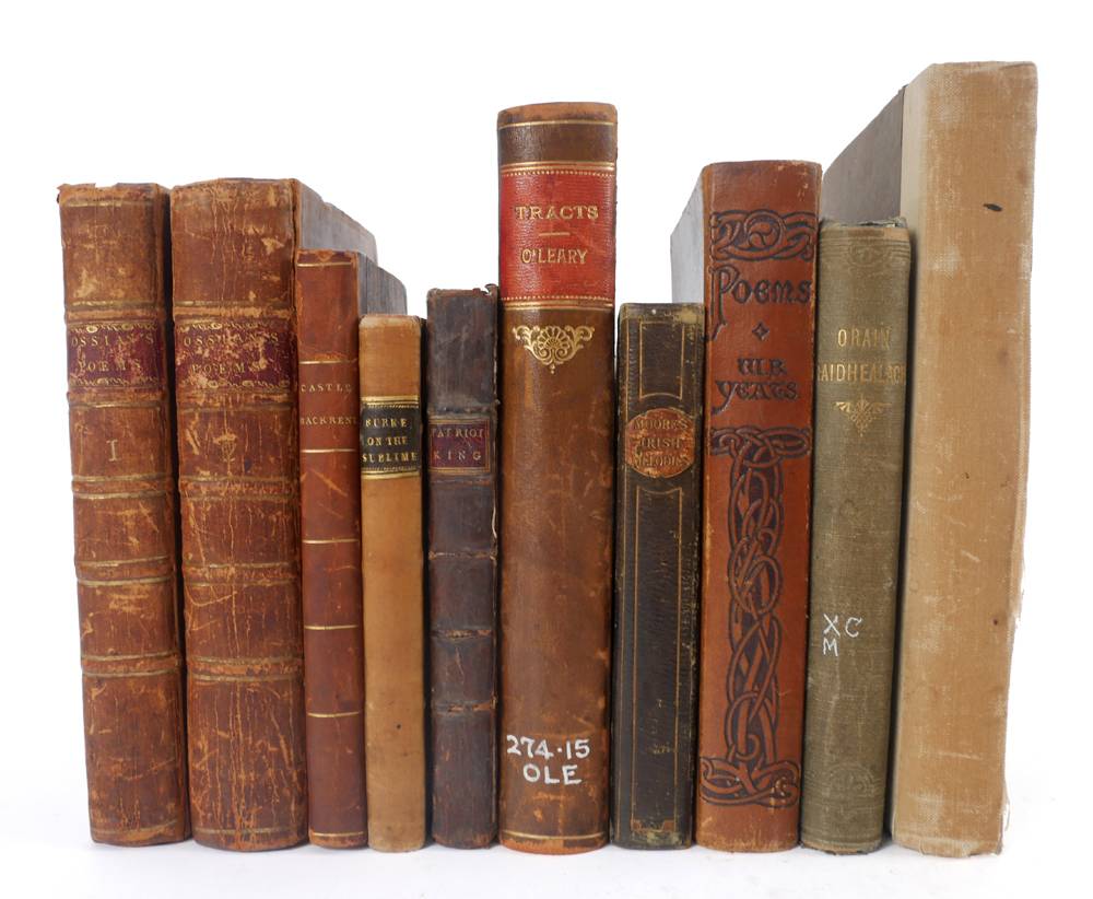 MacPherson, James. The Works of Ossian The Son of Fingal, in two volumes and a collection of literature. at Whyte's Auctions