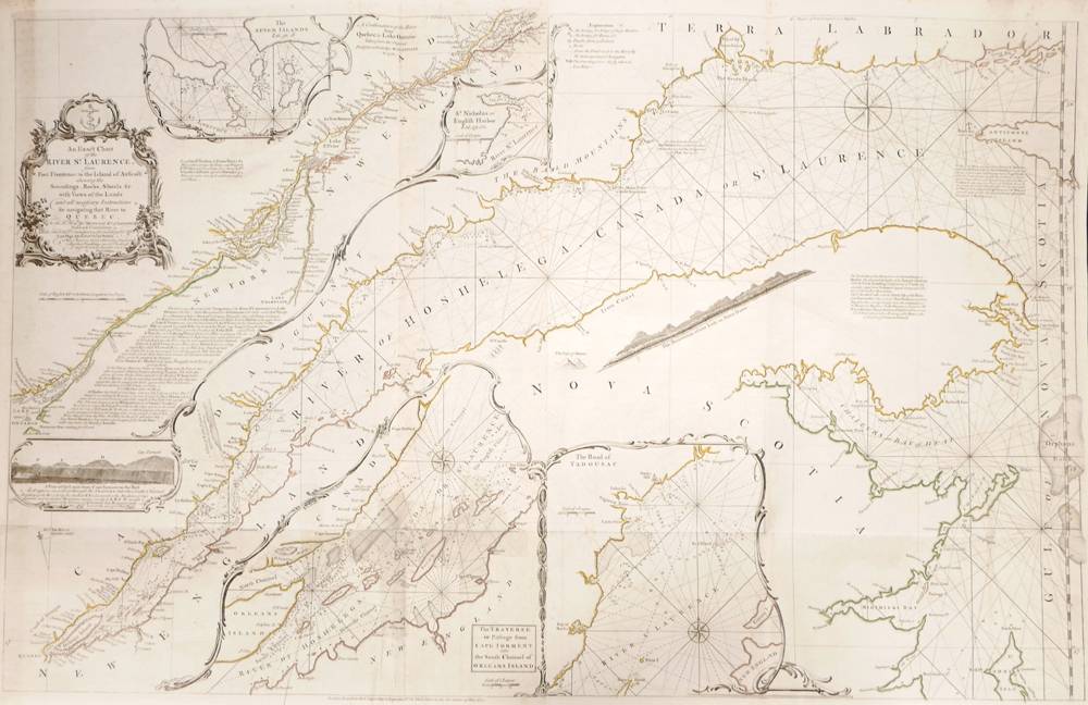 1775 Chart of St Laurence River. at Whyte's Auctions