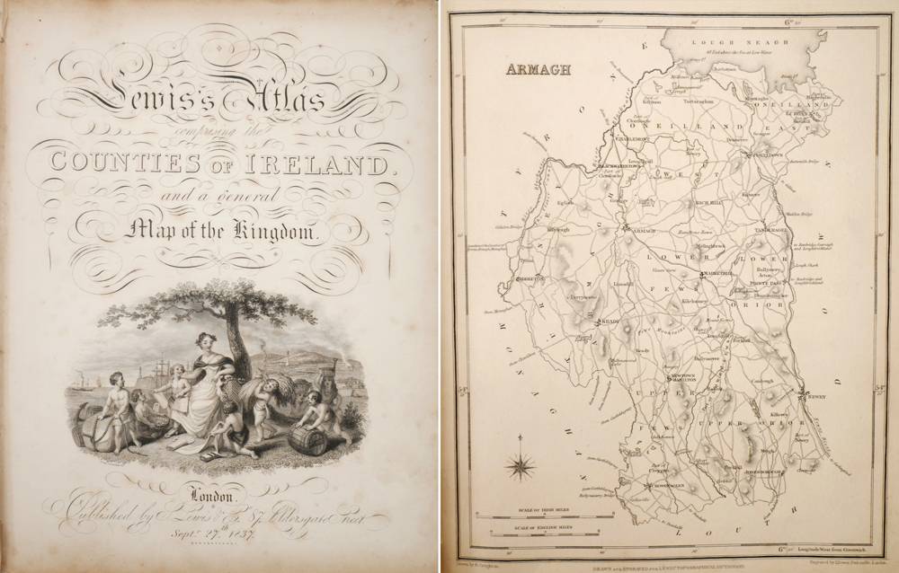 1837 Lewis's Atlas at Whyte's Auctions