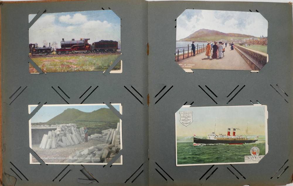 Album of Irish topographical postcards, stereoscopic cards at Whyte's Auctions