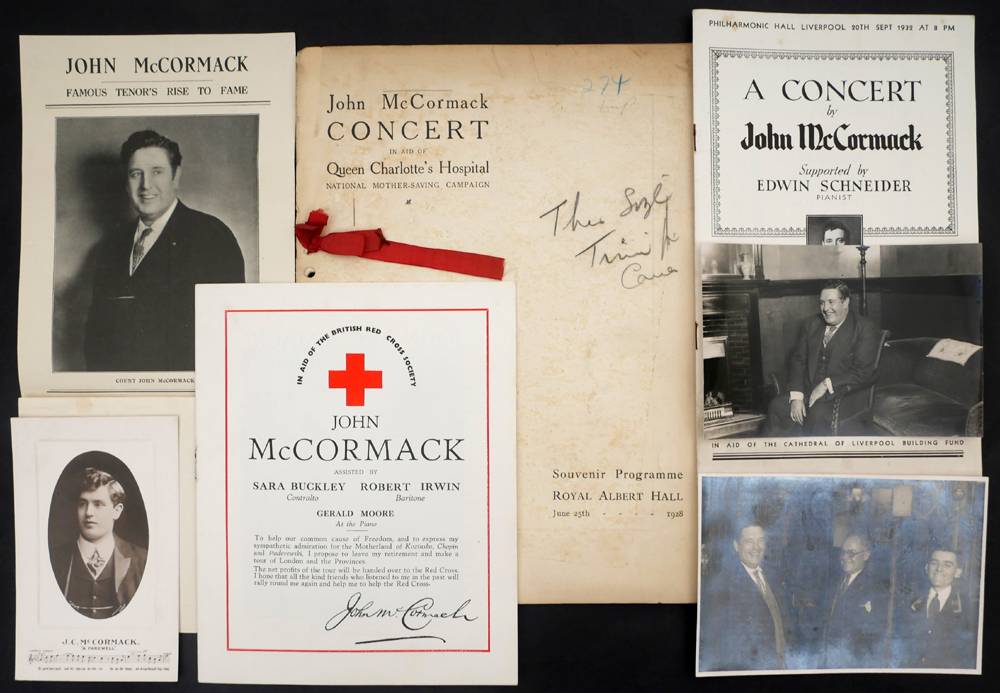 Count John McCormack collection at Whyte's Auctions