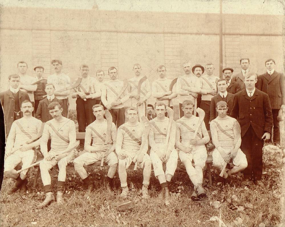 c1900 photograph of hurling team. at Whyte's Auctions