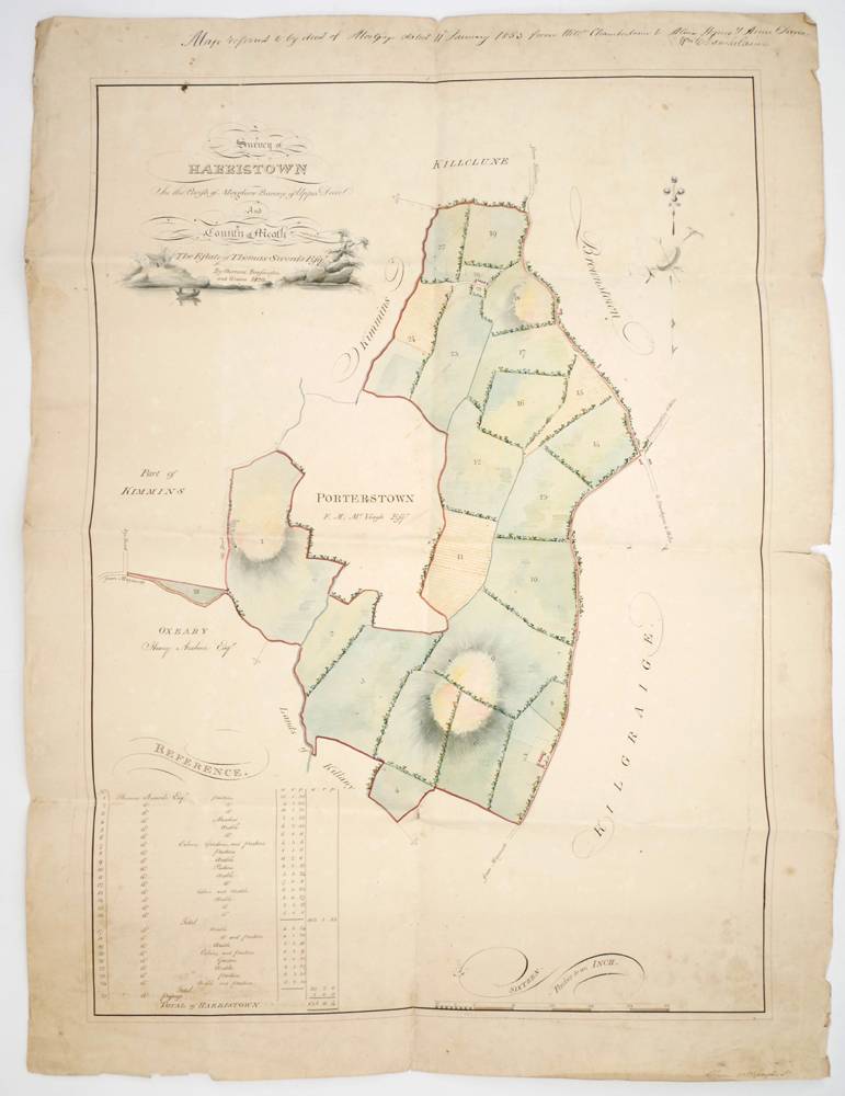 1820 Estate map Co. Meath at Whyte's Auctions