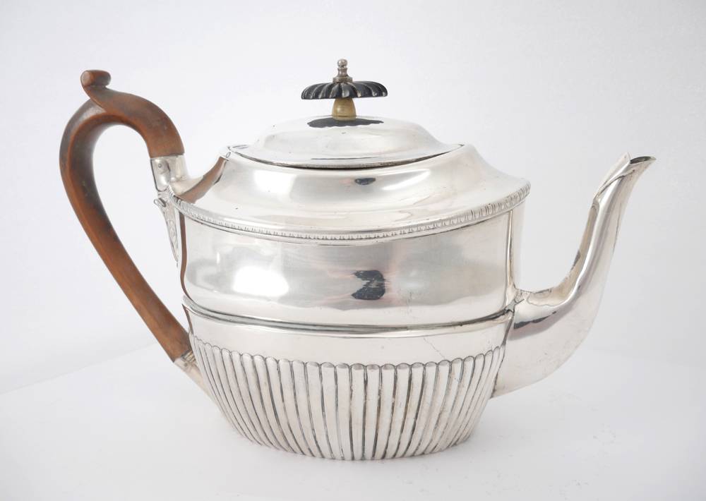 George III silver teapot. at Whyte's Auctions