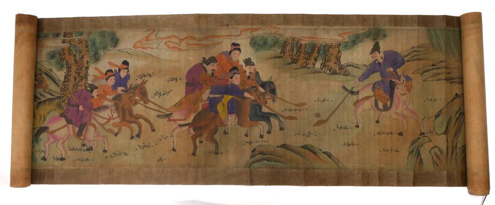 19th Century oriental scroll. at Whyte's Auctions