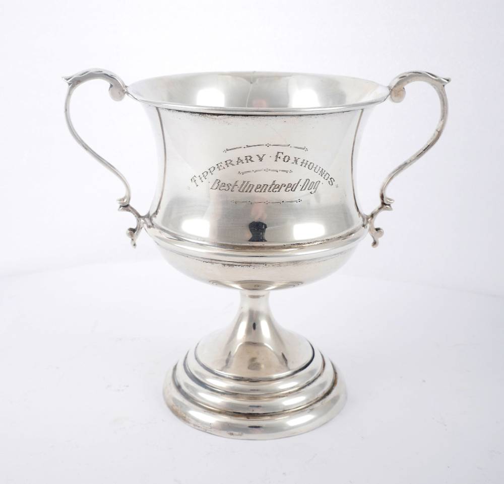 1949 Tipperary Foxhounds silver trophy cup. at Whyte's Auctions