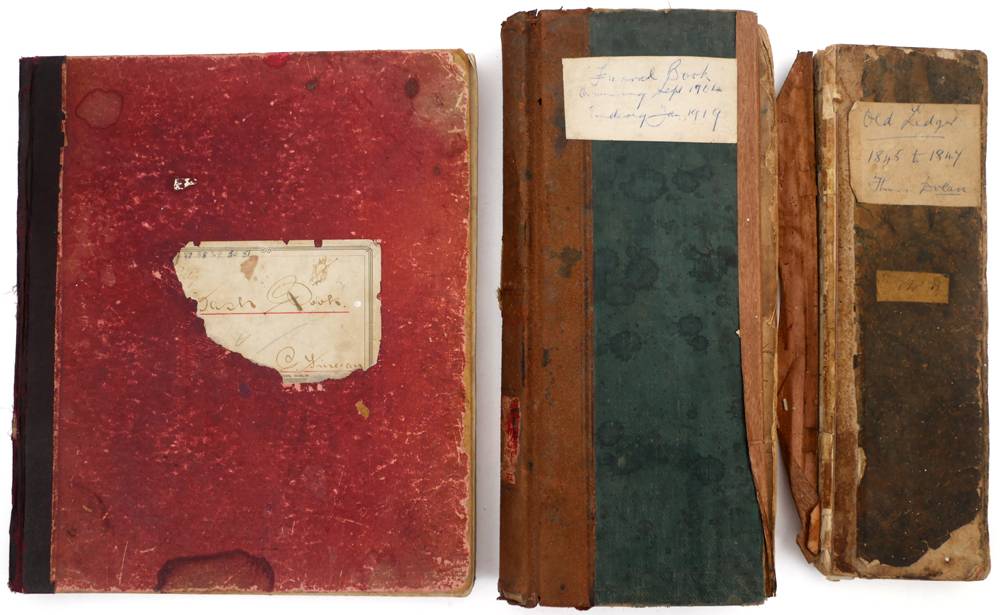 1845-1919 Ledger and Funeral Book, Thomas Dolan, General Merchant, Publican and Undertaker, Ardee. at Whyte's Auctions