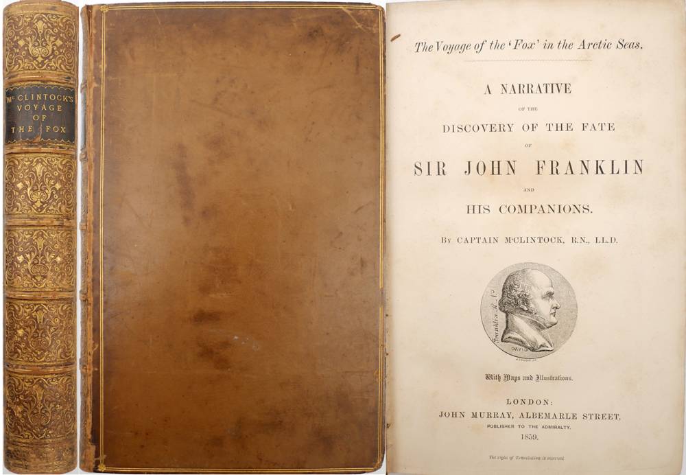McClintock, Captain Francis L. A Narrative of the Discovery of the Fate of Sir John Franklin: at Whyte's Auctions