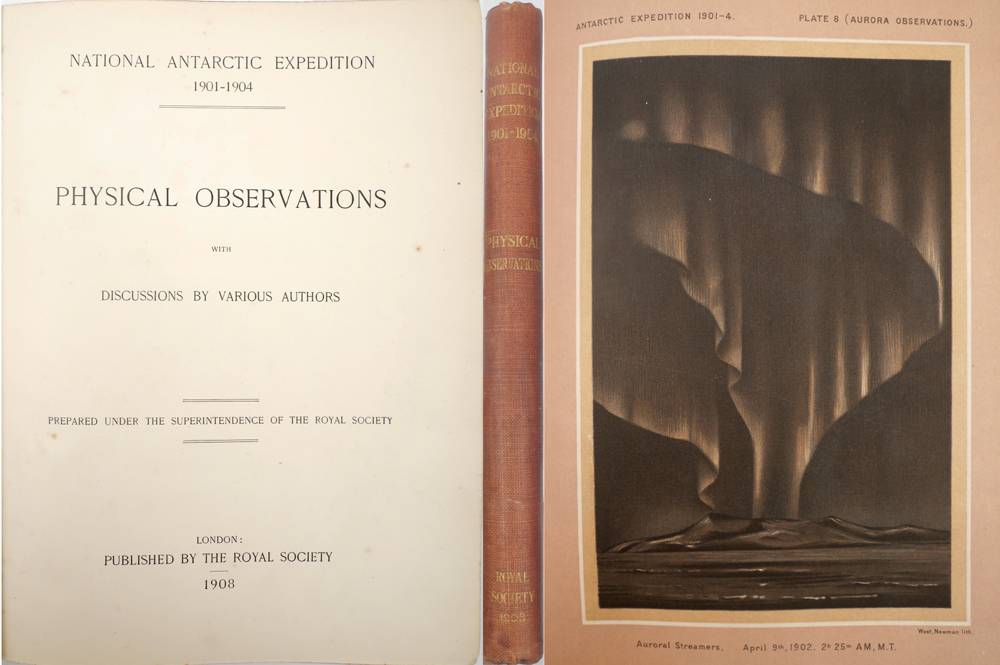 Various authors. National Antarctic Expedition 1901-1904, Physical Observations and Discussions. at Whyte's Auctions