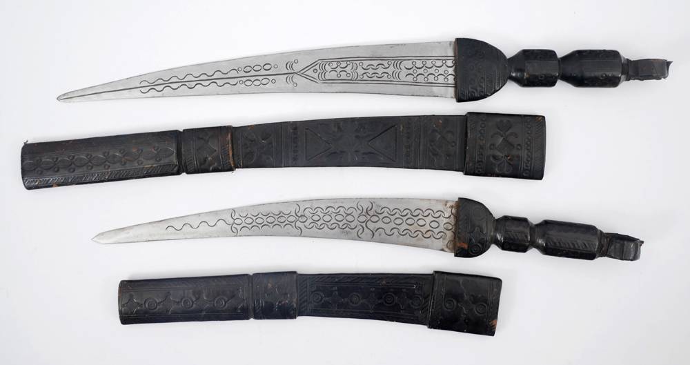 Pair of North African swords. at Whyte's Auctions