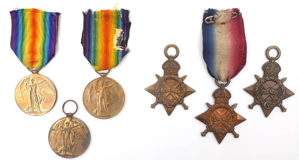 1914-1918 Collection of medals awarded Irish soldiers and sailors. at Whyte's Auctions