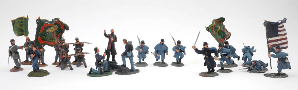 Model soldiers, Irish troops in the American Civil War. at Whyte's Auctions