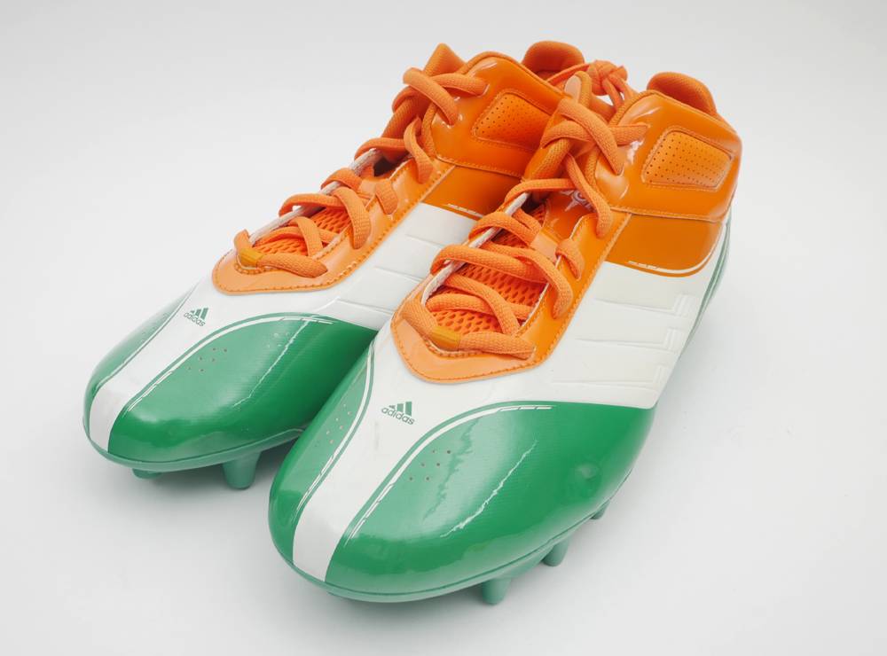 American Football, 2012 Emerald Isle Classic, Dublin, Notre Dame Tricolour boots. at Whyte's Auctions