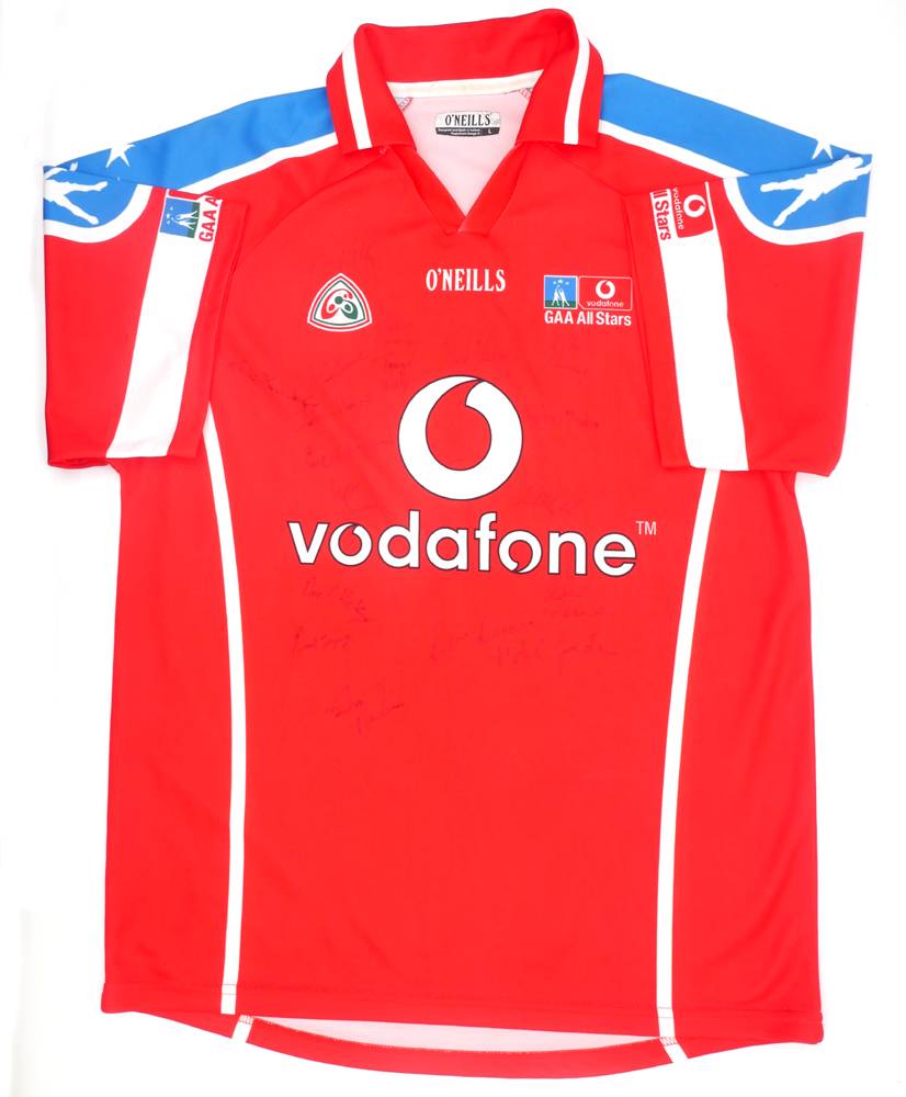 GAA 2002-2004, Hurling All-Stars signed shirt. at Whyte's Auctions