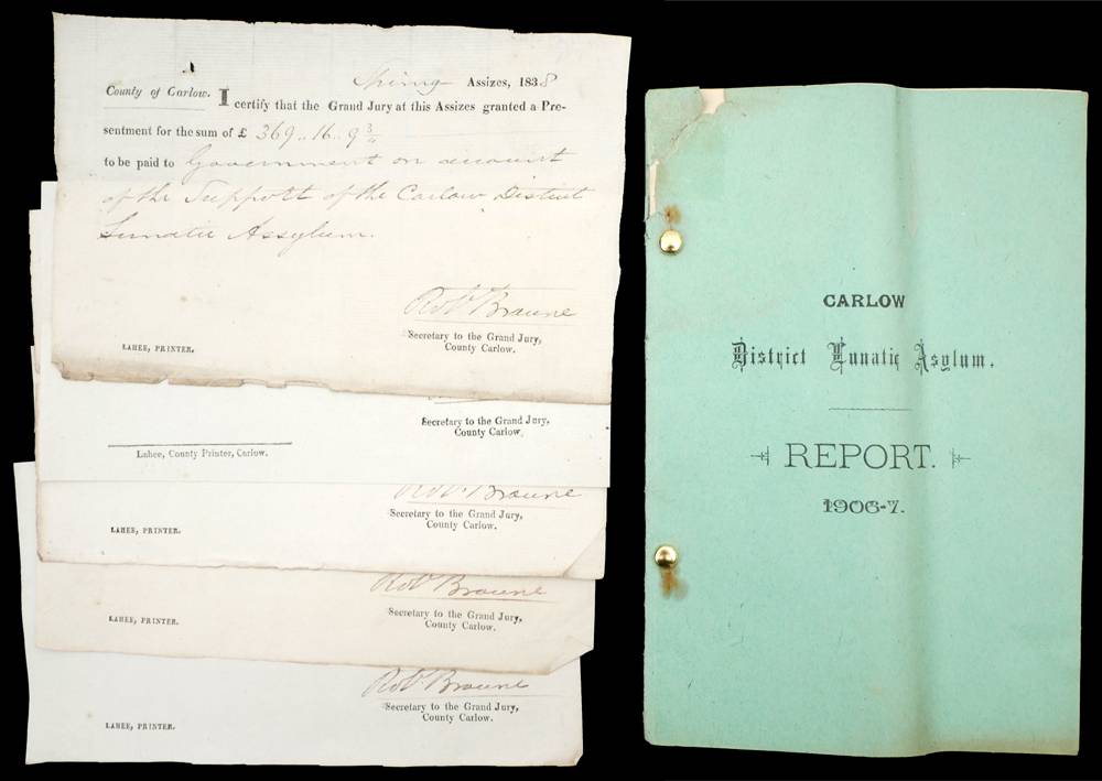 Carlow Lunatic Asylum Report 1906-07 together with Grand Jury Presentments. at Whyte's Auctions