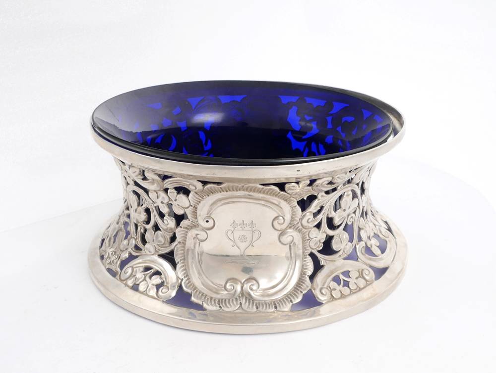 A late 19th century American silver dish ring owned by 'Boss' Croker. at Whyte's Auctions