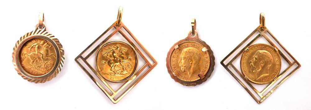 Gold half sovereigns, George V, 1912. at Whyte's Auctions