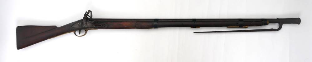 Indian Pattern Brown Bess with bayonet. at Whyte's Auctions