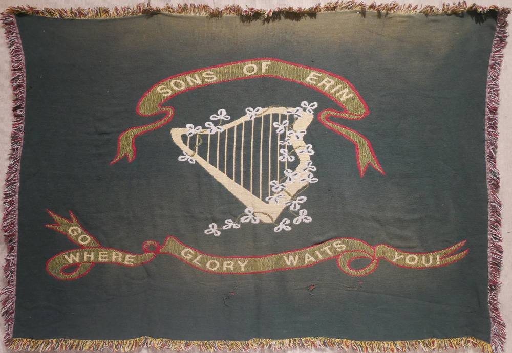 Sons of Eireann banner. at Whyte's Auctions