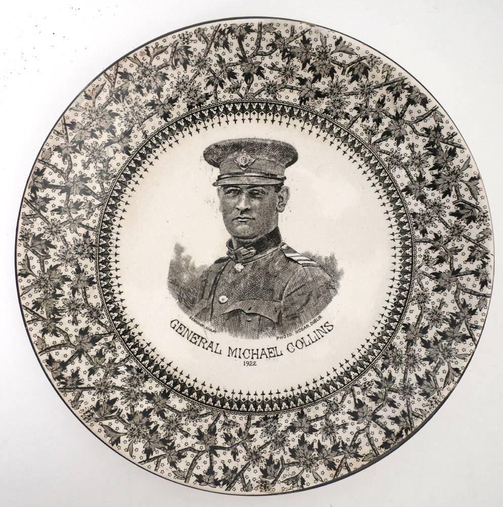 1922: Michael Collins commemorative plate. at Whyte's Auctions
