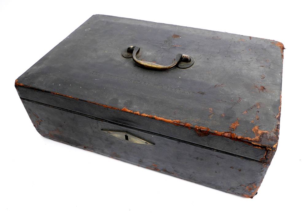 George V Dispatch box of the Under Secretary for Ireland. at Whyte's Auctions