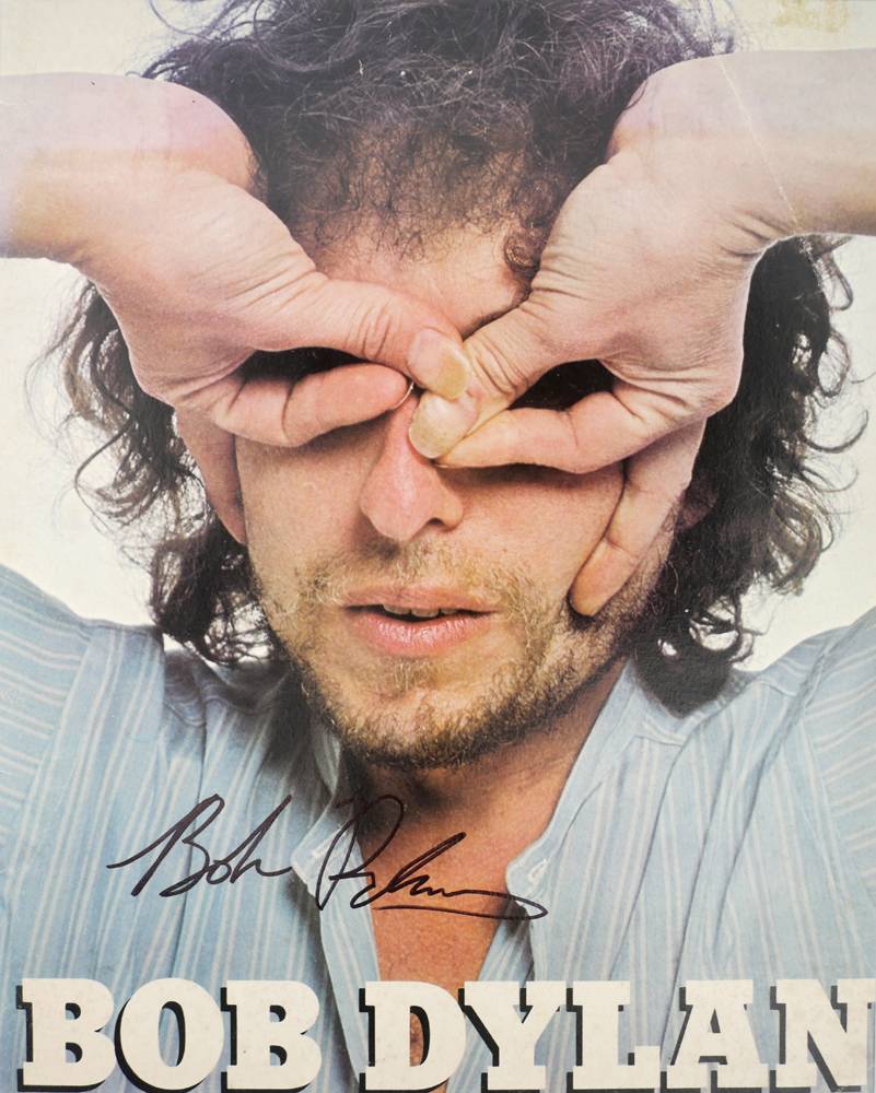 Bob Dylan, 1978 Earls Court concert programme  signed. at Whyte's Auctions