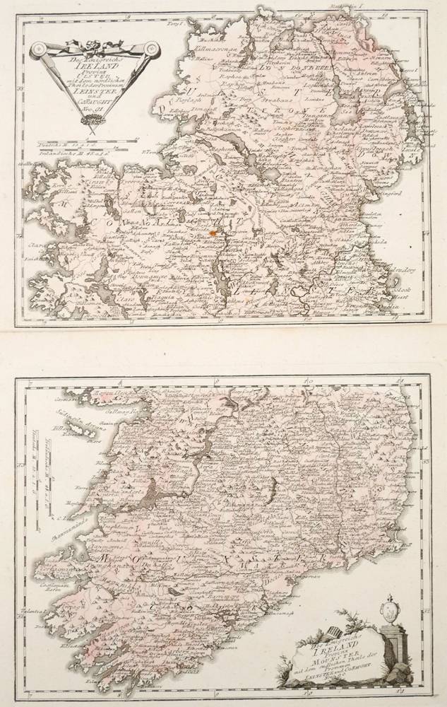 1789 Maps of Ireland by Franz Von Reilly. at Whyte's Auctions