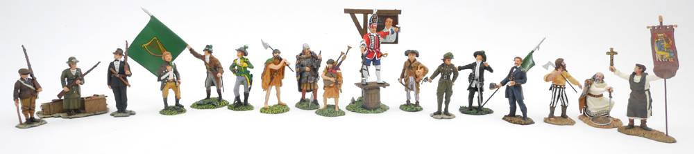 Model soldiers, Warriors in Irish history. at Whyte's Auctions