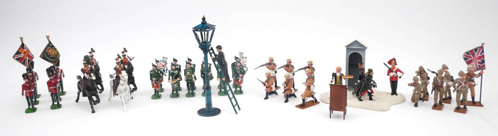 Model soldiers, Irish regiments. at Whyte's Auctions