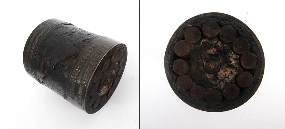 1866 Transatlantic telegraph cable.<br> at Whyte's Auctions