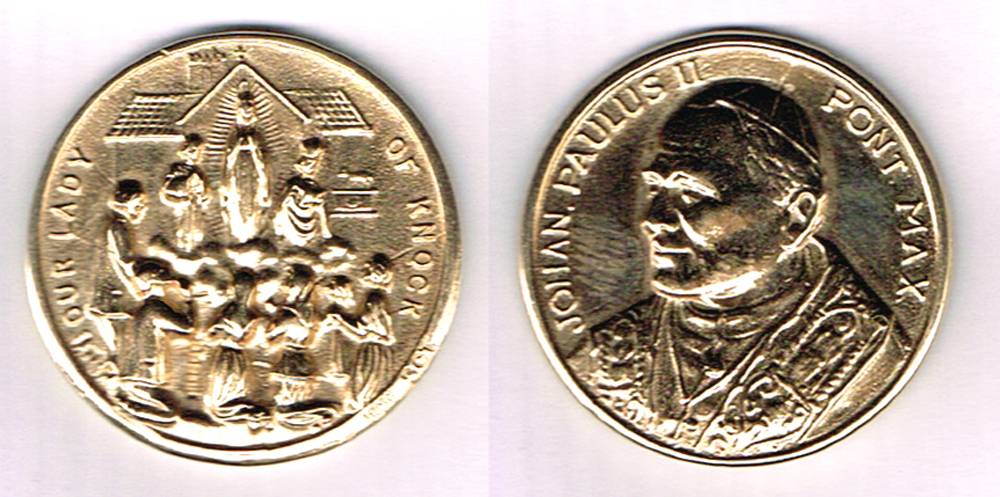 1979 Papal Visit to Knock gold and silver medals at Whyte's Auctions