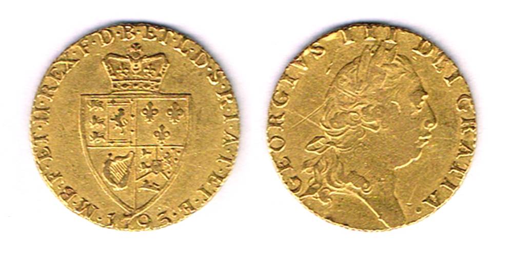George III gold guinea, 1793. at Whyte's Auctions