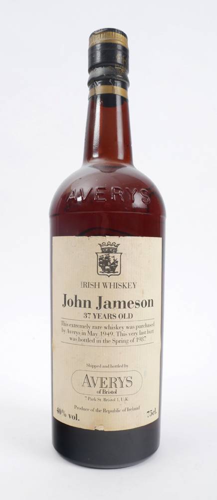John Jameson 37 year-old Irish whiskey. at Whyte's Auctions