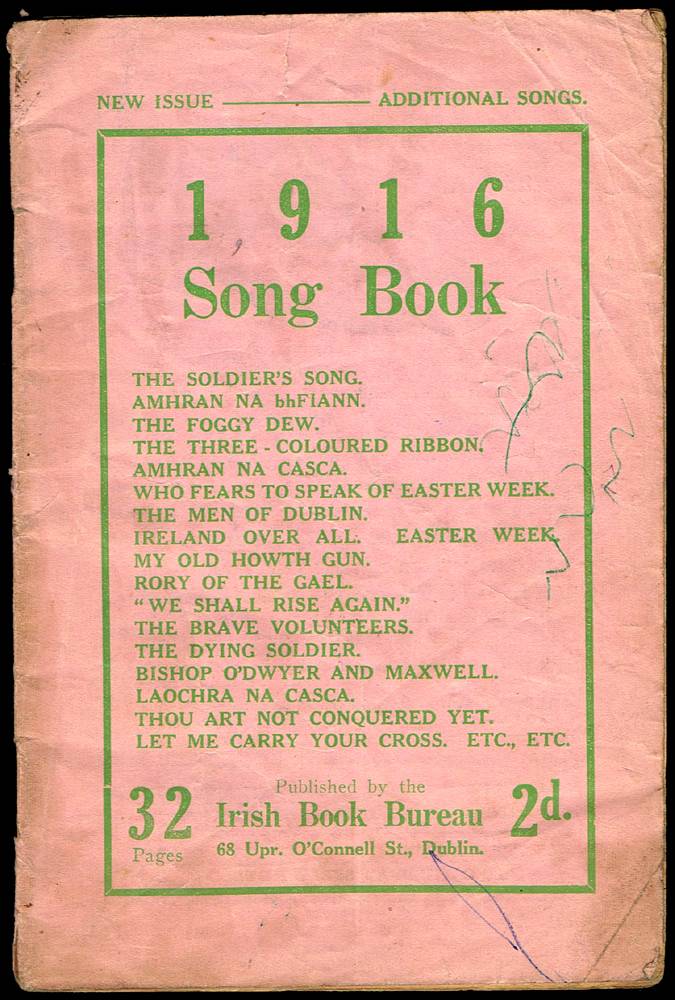 1916 Eamon Ceannt Last Letter before execution cyclostyle print, 1916 Song Book, etc. at Whyte's Auctions
