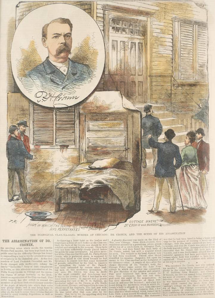 1889 Irish-American whistleblower murdered. at Whyte's Auctions