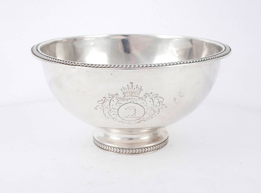 George III silver bowl. at Whyte's Auctions