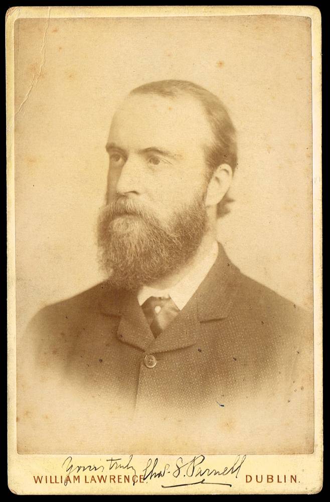 1880s Charles Stewart Parnell, carte de cabinet, signed. at Whyte's Auctions