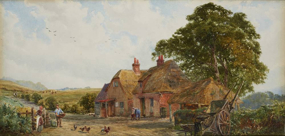 CHESHUNT, HERTFORDSHIRE, ENGLAND by John Faulkner RHA (1835-1894) RHA (1835-1894) at Whyte's Auctions
