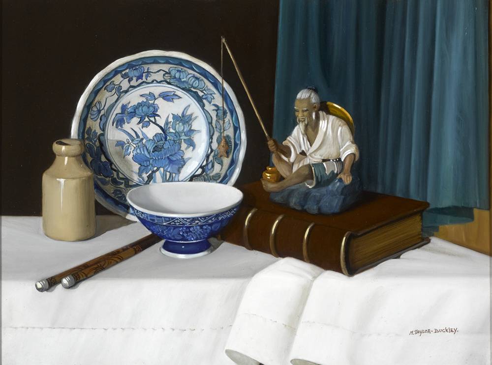 CHINA BLUE by Maura Taylor Buckley (b.1930) (b.1930) at Whyte's Auctions
