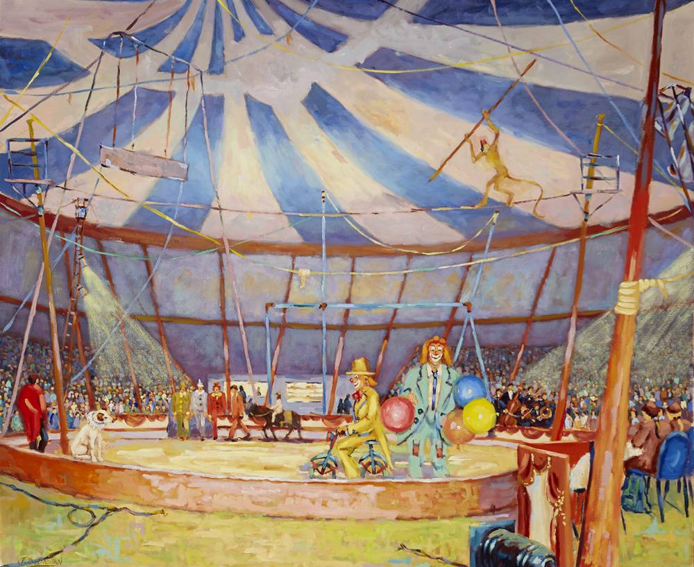 LIFE IS A CIRCUS by James S. Brohan (b.1952) at Whyte's Auctions