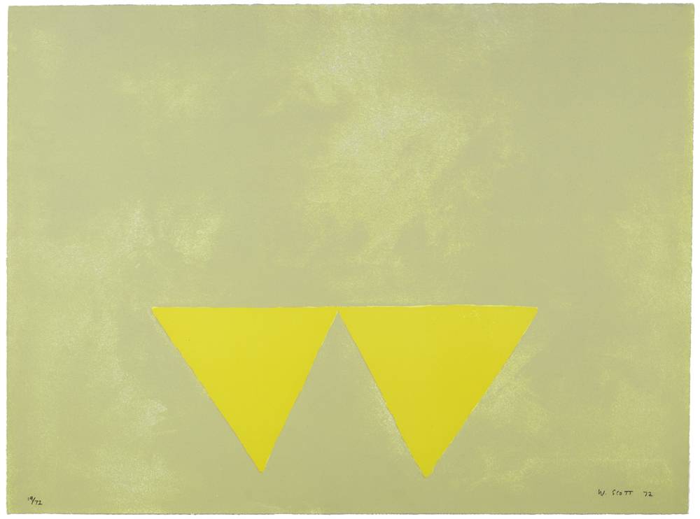 FIRST TRIANGLES, FROM A POEM FOR ALEXANDER, 1972 by William Scott CBE RA (1913-1989) at Whyte's Auctions