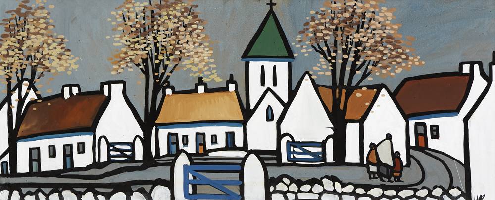 VILLAGE by Markey Robinson (1918-1999) at Whyte's Auctions