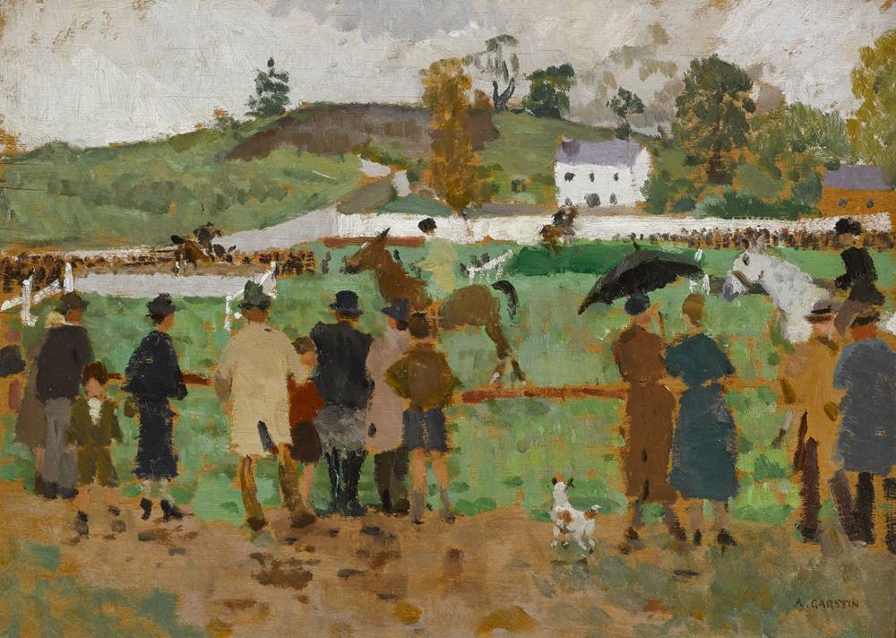 LITTLE RACE MEETING, BALLINASLOE, COUNTY GALWAY by Alethea Garstin sold for �1,050 at Whyte's Auctions