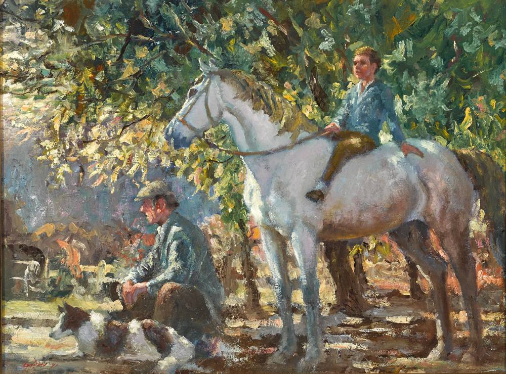 THE MORNING LIGHT, 1991 by Roy Lyndsay sold for �750 at Whyte's Auctions
