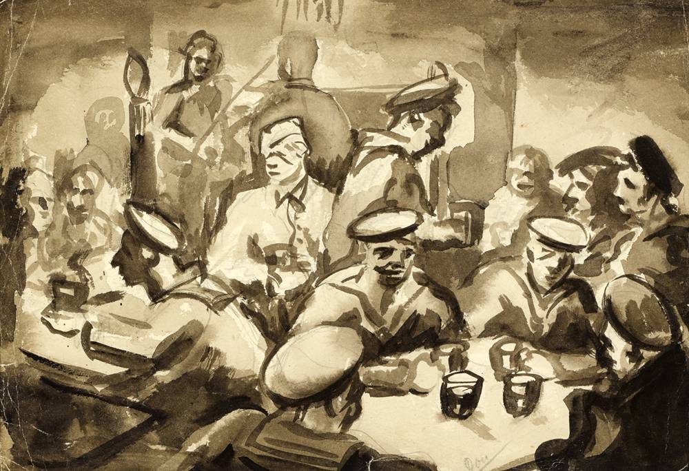 IN THE BAR by Daniel O'Neill (1920-1974) (1920-1974) at Whyte's Auctions