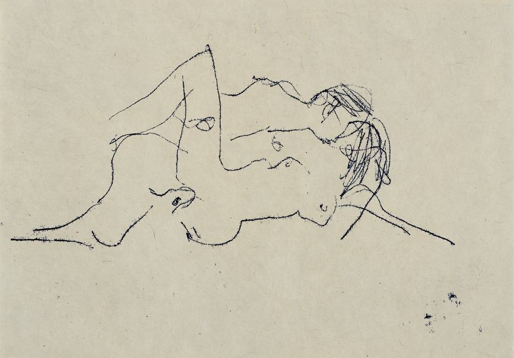 KISSING YOU, 2014 by Tracey Emin sold for �800 at Whyte's Auctions