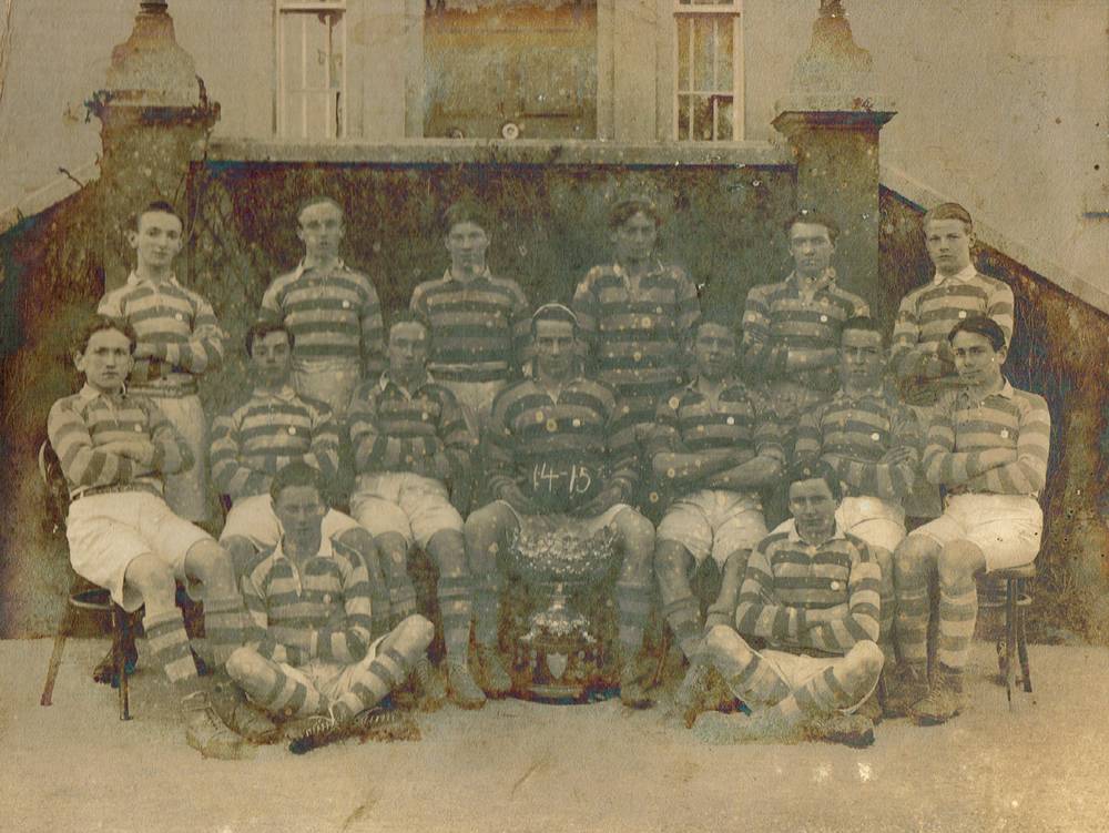 Rugby, 1914-15 Blackrock College team photograph. at Whyte's Auctions