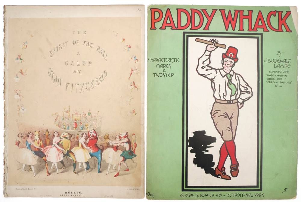 Victorian and Edwardian Irish sheet music at Whyte's Auctions