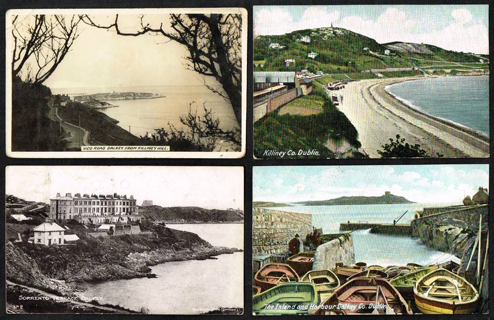 Early 20th century postcards of Killiney and Dalkey. at Whyte's Auctions